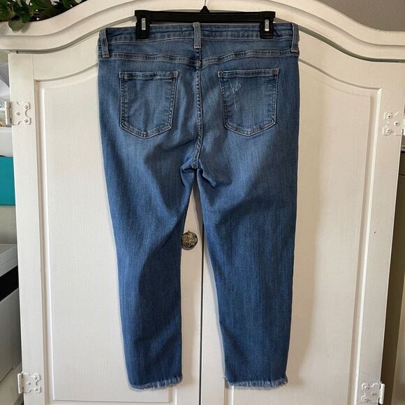 Just Black Frayed Edge Jeans, Size 32 - Picture 2 of 10